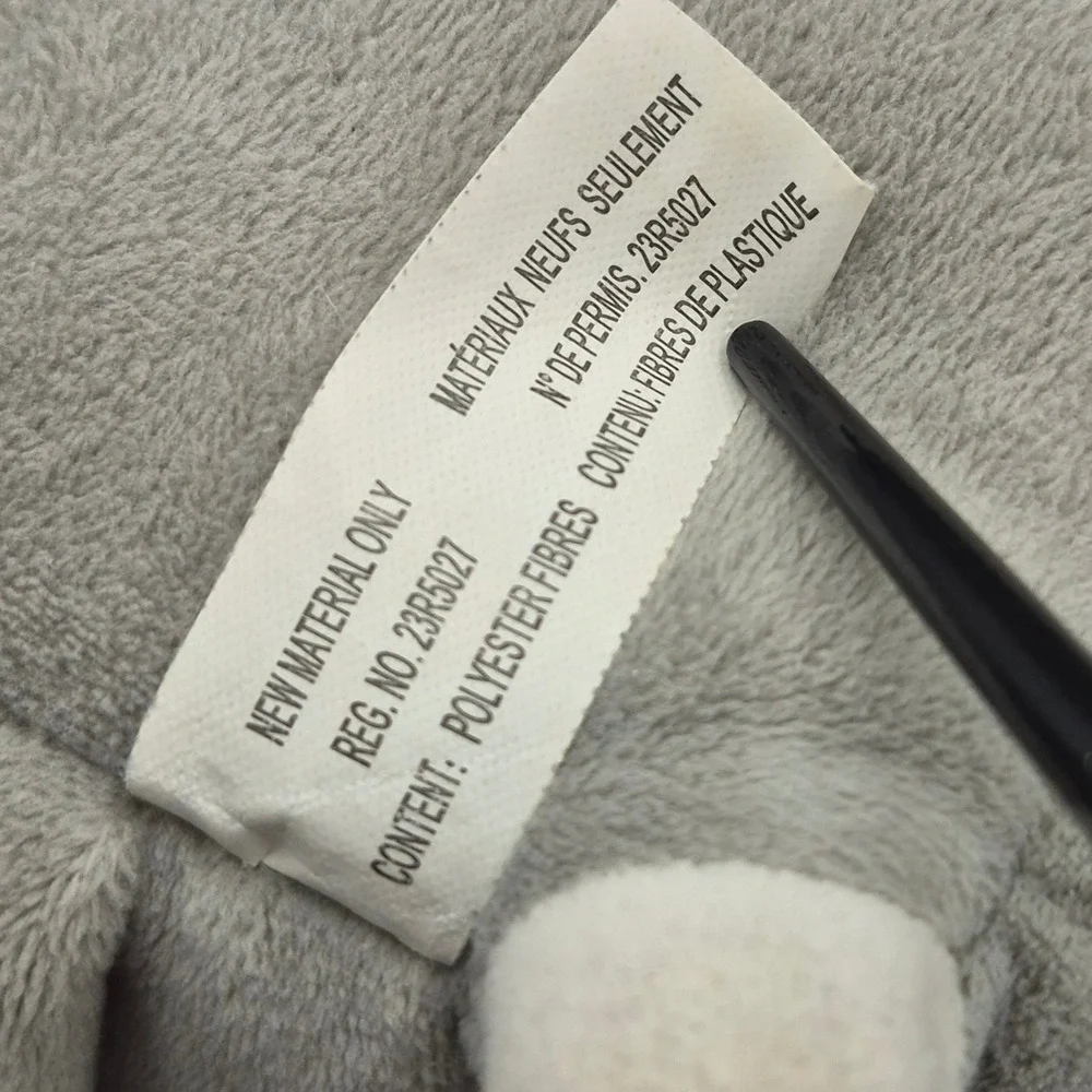 American Greetings Gray Cat Cube Plush Stuffed Animal Square Kitten Toy White